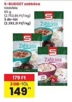 Interspar S budget zabkása ajánlat