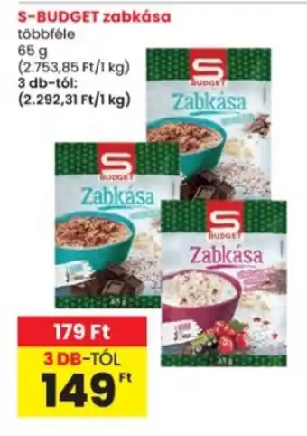 S budget zabkása