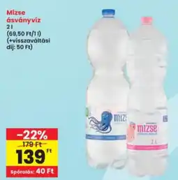 Interspar Mizse ásványvíz ajánlat