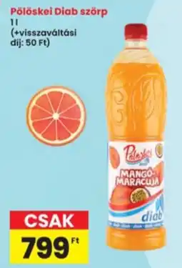 Interspar Pölöskei Diab szörp ajánlat