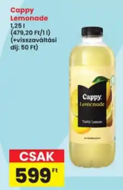 Interspar Cappy lemonade ajánlat