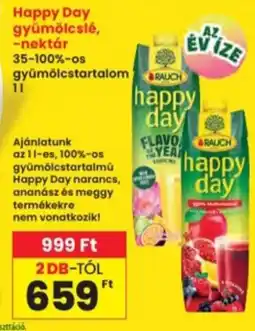 Interspar Rauch happy day gyümölcsle ajánlat