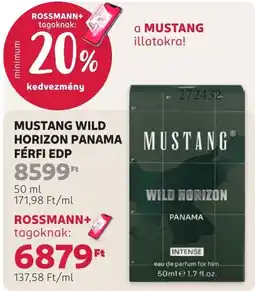 Rossmann mustang wild horizon panama ajánlat