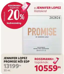 Rossmann Jennifer Lopez promise női edp ajánlat