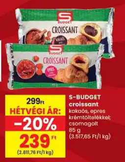 Spar S-budget croissant ajánlat