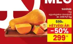 Spar Sütőtök ajánlat