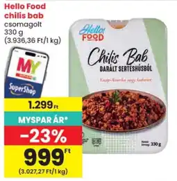 Spar Hello Food chilis bab ajánlat