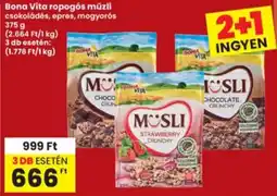 Interspar Bona Vita műzli ajánlat