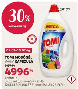 Rossmann Tomi mosógél ajánlat