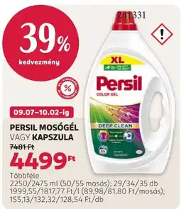 Rossmann Persil mosógél vagy kapszula ajánlat