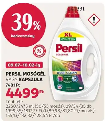 Persil mosógél vagy kapszula