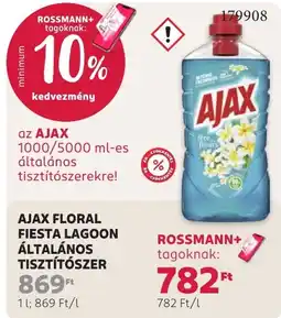 Rossmann ajax floral fiesta lagoon általános tisztítószer ajánlat