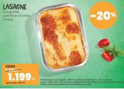 Interspar Lasagne ajánlat