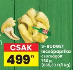 Interspar S-budget lecsópaprika ajánlat