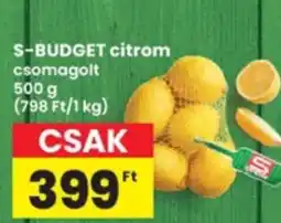 Interspar S-budget citrom ajánlat