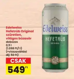 Interspar Edelweiss hefetrüb ajánlat