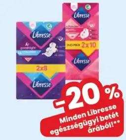 Interspar Libresse egészségügyi betét ajánlat