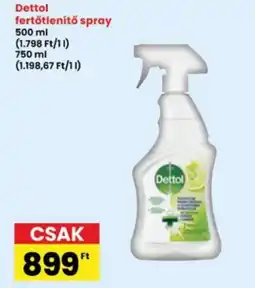 Interspar Dettol fertőtlenítő spray ajánlat