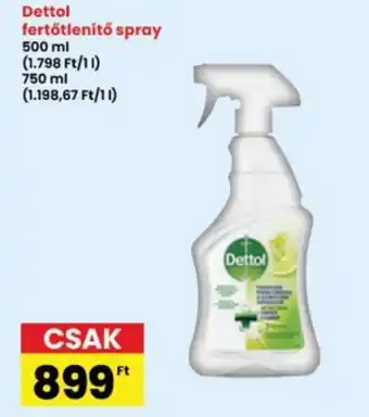 Interspar Dettol fertőtlenítő spray ajánlat