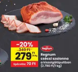 Interspar Regnum csécsi szalonna ajánlat