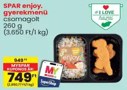 Spar spar enjoy gyerekmenü ajánlat