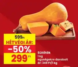 Interspar Sütőtök ajánlat