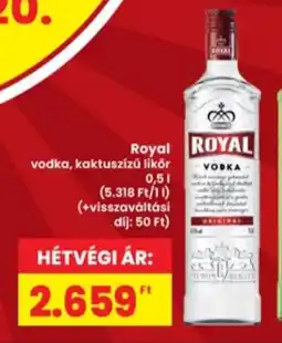 Interspar Royal vodka ajánlat
