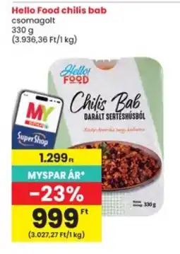 Interspar Hello Food chilis bab ajánlat