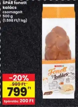 Interspar spar fonott kalács ajánlat