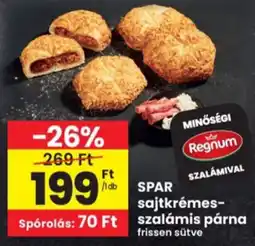 Interspar Regnum sajtkrémesszalámis párna ajánlat