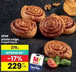 Interspar spar pizzás csiga ajánlat