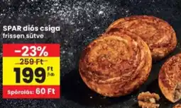 Interspar spar diós csiga frissen sütve ajánlat