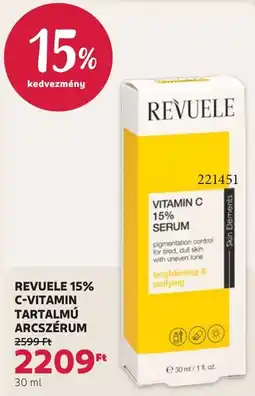 Rossmann revuele 15% c-vitamin tartalmú arcszérüm ajánlat