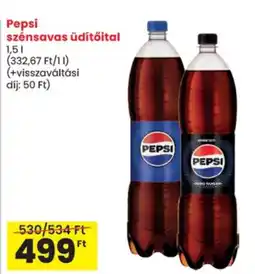 Spar Pepsi szénsavas üdítőital ajánlat