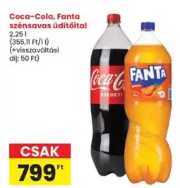 Spar Coca-Cola, Fanta szénsavas üdítőital ajánlat