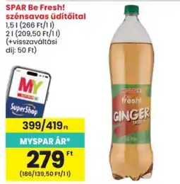 Spar spar be fresh szénsavas üdítőital ajánlat