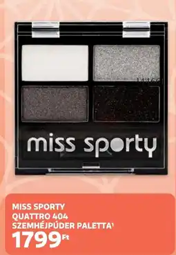 Rossmann miss sporty quattro 404 szemhéjpúder paletta ajánlat
