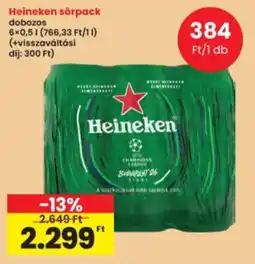 Interspar Heineken sörpack ajánlat