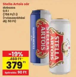 Interspar Stella Artois sor ajánlat