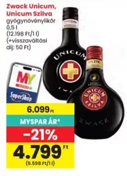 Interspar Zwack Unicum ajánlat
