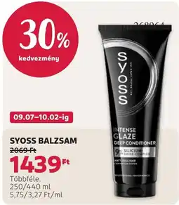 Rossmann Syoss balzsam ajánlat