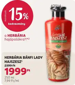 Rossmann herbária bánfi lady hajszesz' ajánlat