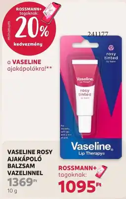 Rossmann vaseline ajakápoló ajánlat
