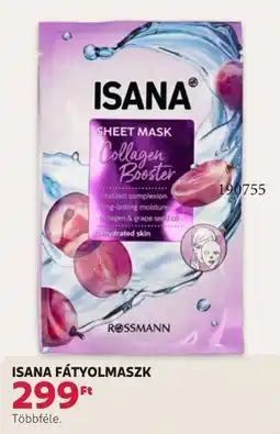 Rossmann Isana fátyolmaszk ajánlat