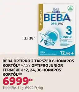 Rossmann Beba optipro 2 tápszer ajánlat