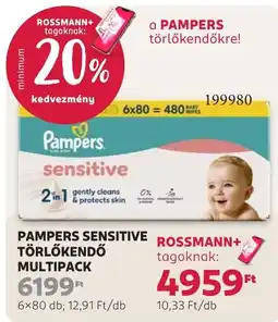 Rossmann Pampers törölköndő multipack ajánlat