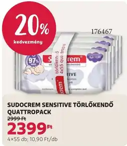 Rossmann Sudocrem sensitive törölkendő ajánlat