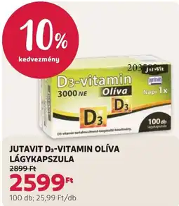 Rossmann Jutavit d3-vitamin olíva ajánlat