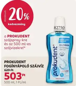 Rossmann Prokudent fogínyápoló szájvíz ajánlat