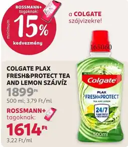 Rossmann colgate plax fresh&protect szájvíz ajánlat
